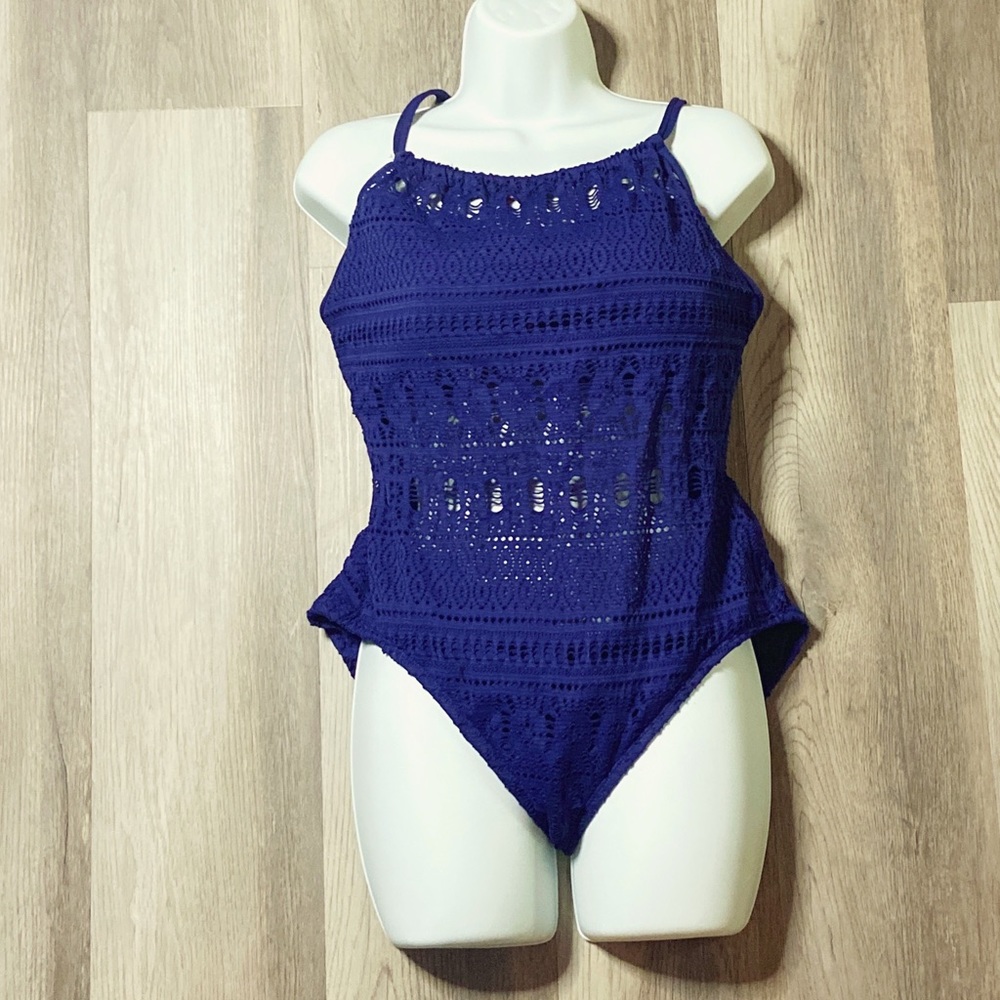 Aqua Green One Piece Swimsuit | Plus Size XL